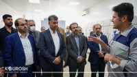 بازدید معاون وزیر کار و رئیس دانشگاه تهران از کارخانه اشتهارد